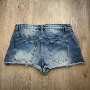 Xxi denim low rise mini shorts